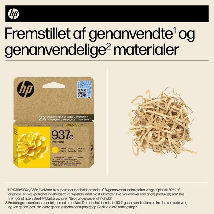 HP 937e EvoMore Yellow Original Ink Cartridge 20 HP 937e EvoMore Yellow Original Ink Cartridge 20