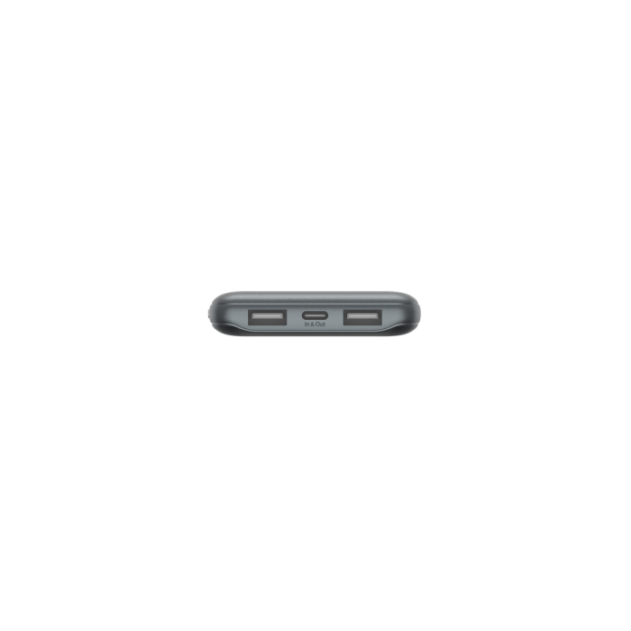 Belkin BPB011BTGY Power Bank 10000 mAh con 2 USB-A y 1 USB-C, Gris 2