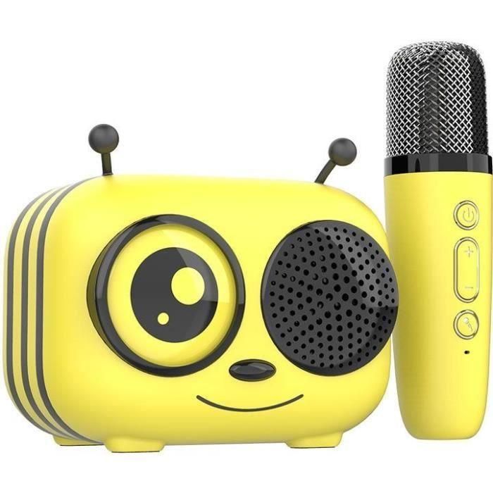 Kit de karaoke / altavoz Bluetooth y micrófono inalámbrico - Términos y condiciones - MAYA, Efectos de voz mágicos, duración de batería de 8 horas, carga USB