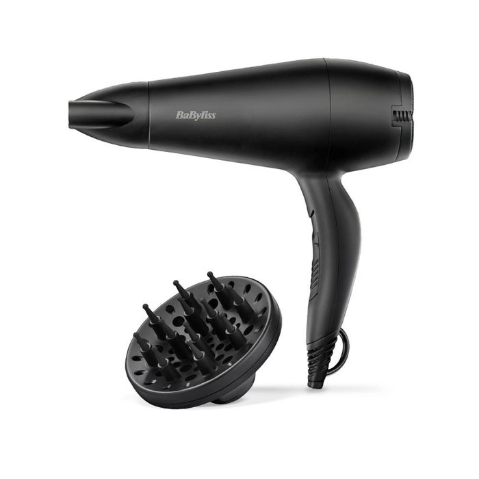 Secador de Pelo Babyliss D215DE Negro 2000 W Difusor 0 Secador de Pelo Babyliss D215DE Negro 2000 W Difusor 0
