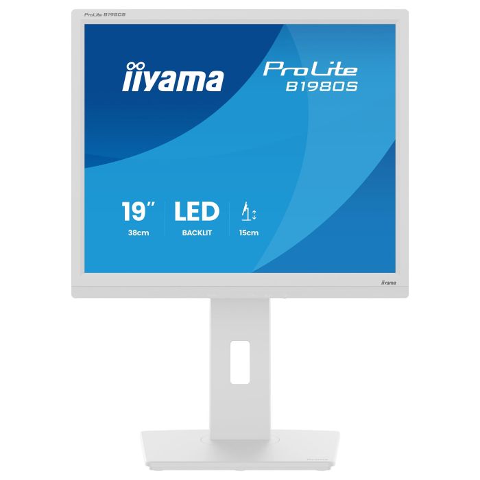 Iiyama B1980S-W1 Pantalla para PC 19" 1280 x 1024 Pixeles SVGA LED Blanco 9