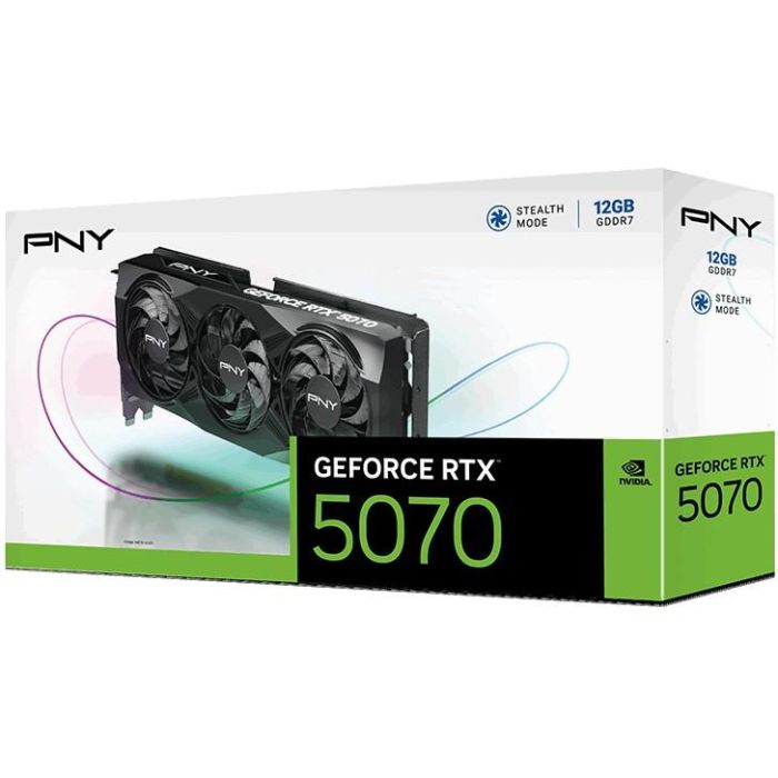 PNY Tarjeta Gráfica GeForce RTX 5070 12GB GDDR7 PCI Express x16 5.0 8 PNY Tarjeta Gráfica GeForce RTX 5070 12GB GDDR7 PCI Express x16 5.0 8
