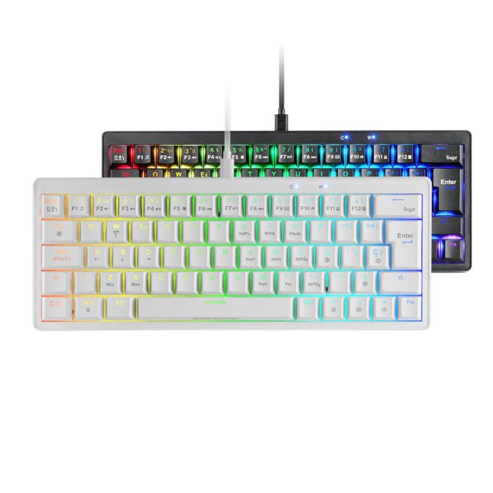 Mars Gaming Mkminipro Teclado Mecánico 60% Mini RGB, Switch SKN Amarillo/Azul/Marrón, Compatible con Windows, Linux, Mac, PS4, PS5, Xbox, Nintendo Switch 7 Mars Gaming Mkminipro Teclado Mecánico 60% Mini RGB, Switch SKN Amarillo/Azul/Marrón, Compatible con Windows, Linux, Mac, PS4, PS5, Xbox, Nintendo Switch 7