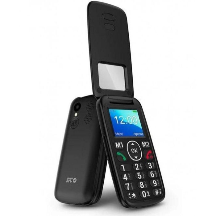 SPC Teléfono Móvil Titan View Tapa con Ventana, Pantalla 1.77", Botones Grandes, SOS y Smart Help para Mayores SPC Teléfono Móvil Titan View Tapa con Ventana, Pantalla 1.77", Botones Grandes, SOS y Smart Help para Mayores