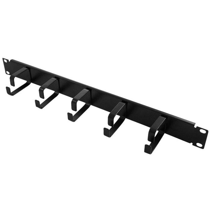 LogiLink Panel de Gestión de Cables 19" 1U Negro