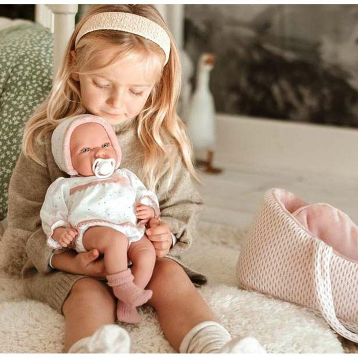 Muñeca elegance 40 cm andie rosa c/capazo c/mecamismo lloro try me 4 Muñeca elegance 40 cm andie rosa c/capazo c/mecamismo lloro try me 4