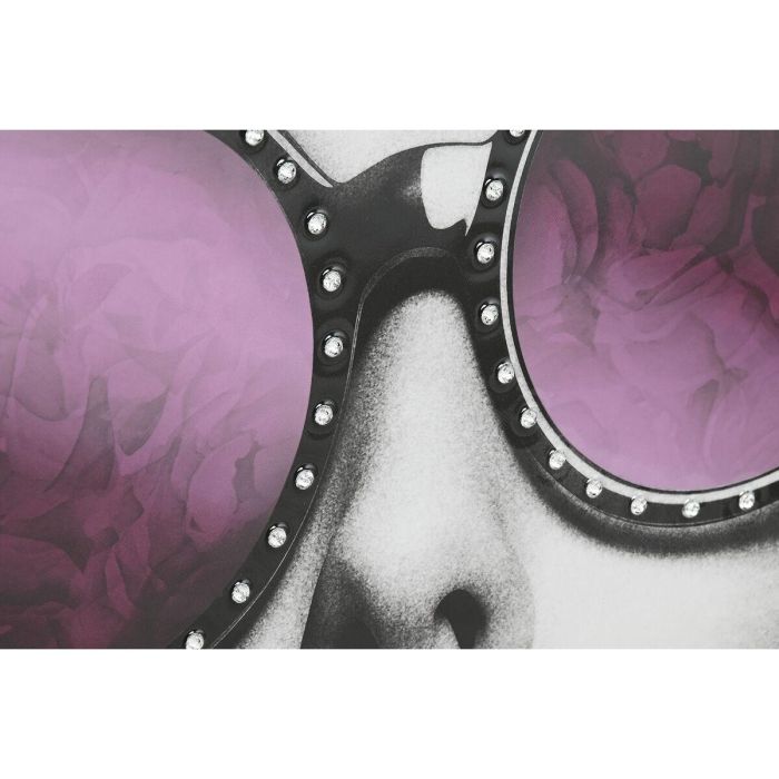DKD Home Decor Cuadro Glam Negro Lila para Pared 80x60x3.5 cm (Pack de 2 Unidades) en Lienzo y PS 2 DKD Home Decor Cuadro Glam Negro Lila para Pared 80x60x3.5 cm (Pack de 2 Unidades) en Lienzo y PS 2