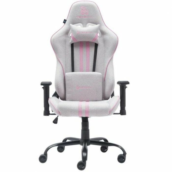 Newskill Gaming Kitsune V2 Silla para videojuegos de PC Asiento acolchado Gris, Rosa