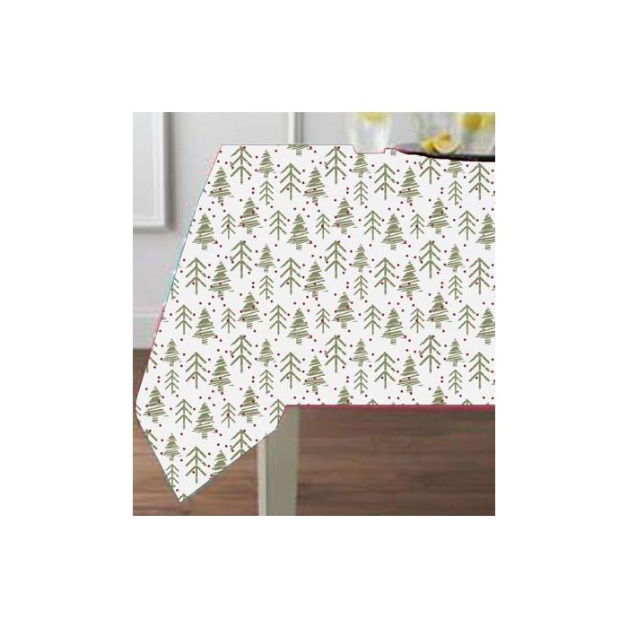 Mantel Navidad Alpina DKD Home Decor Verde Blanco 150 x 0.2 x 150 cm Set de 5 0 Mantel Navidad Alpina DKD Home Decor Verde Blanco 150 x 0.2 x 150 cm Set de 5 0
