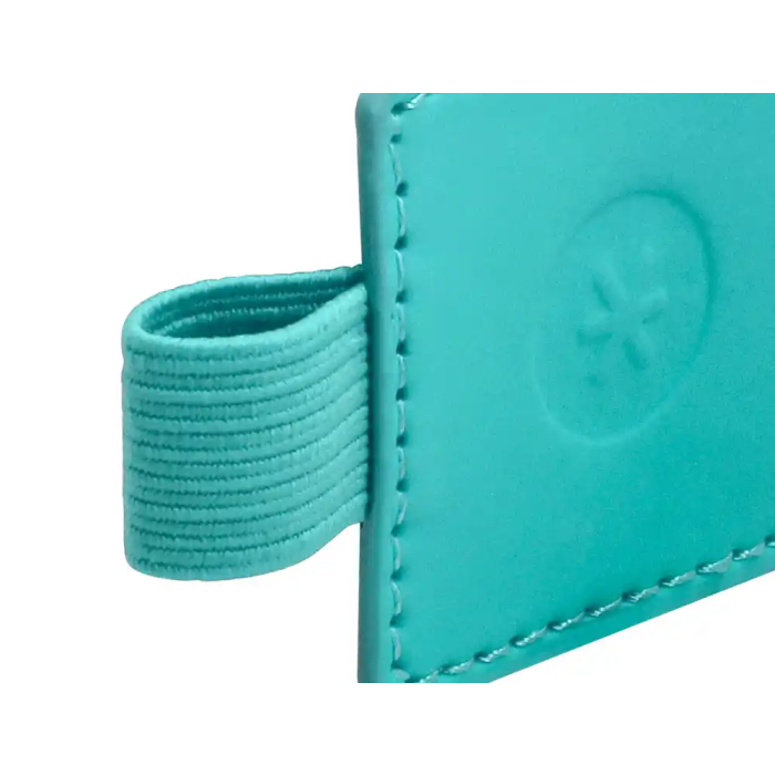 Antartik Portabolígrafos Autoadhesivo Turquesa PU Elástico para Cuaderno hasta 15mm 40x40mm 7 Antartik Portabolígrafos Autoadhesivo Turquesa PU Elástico para Cuaderno hasta 15mm 40x40mm 7