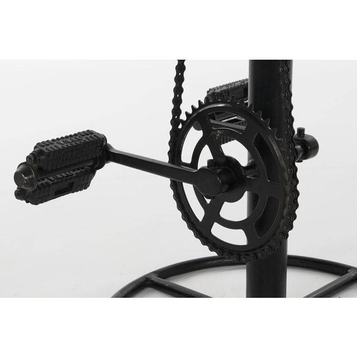 DKD Home Decor Taburete Vintage de Metal y Cuero Marrón Claro Negro, 38x44x82 cm de Alto 3 DKD Home Decor Taburete Vintage de Metal y Cuero Marrón Claro Negro, 38x44x82 cm de Alto 3