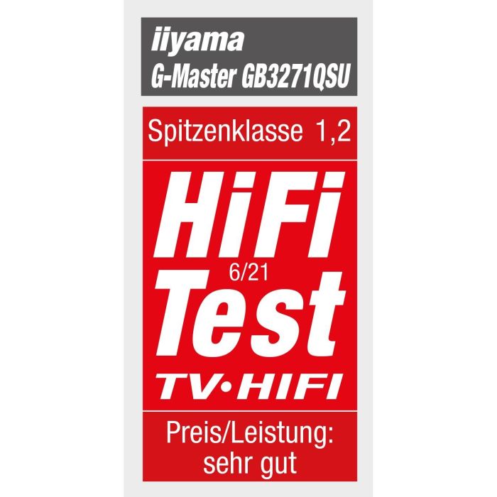 Iiyama GB3271QSU-B1 Monitor Gaming 32" G-MASTER QHD 2560x1440 1ms 165Hz FreeSync Premium 5 Iiyama GB3271QSU-B1 Monitor Gaming 32" G-MASTER QHD 2560x1440 1ms 165Hz FreeSync Premium 5