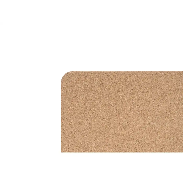 Bi-office Tablero de corcho sin marco eco doble cara con goma eva negra 600x400 mm certificado PEFC para organización del hogar