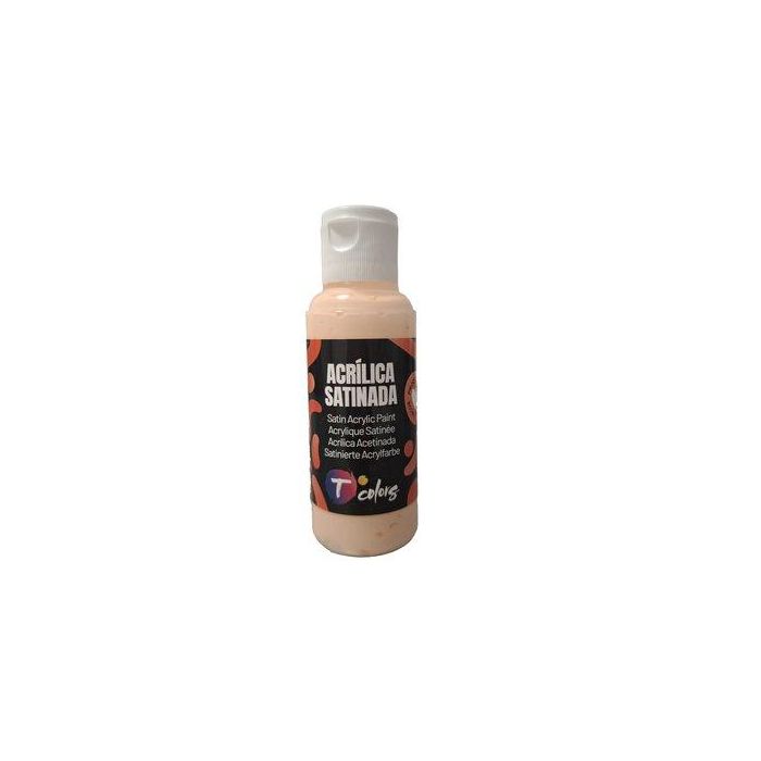Pintura Acrilica Tcolors 80 Ml (Botella) Salmon/Carne