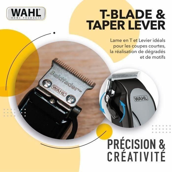 Wahl Cortapelos Baldfader 20107-0460 - 14 Piezas, Corte 1-13mm, Cuchillas Autoafilables, Motor Potente - Ideal para Cortes Cortos y Diseño 5 Wahl Cortapelos Baldfader 20107-0460 - 14 Piezas, Corte 1-13mm, Cuchillas Autoafilables, Motor Potente - Ideal para Cortes Cortos y Diseño 5