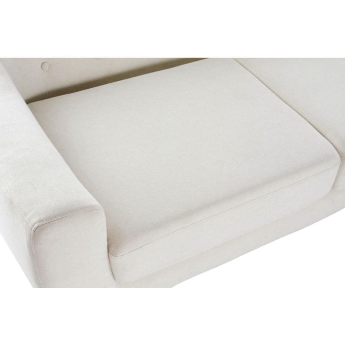 Sofa Scandi DKD Home Decor Crema 144 x 84 x 226 cm 1 Sofa Scandi DKD Home Decor Crema 144 x 84 x 226 cm 1