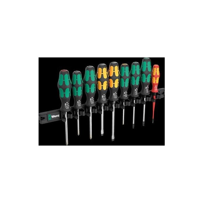 Wera 05051012001 Juego de Destornilladores Kraftform con Puntas Phillips, Pozidriv, Ranurado y Torx, 9 piezas, Mango Negro/Verde/Rojo/Amarillo 1 Wera 05051012001 Juego de Destornilladores Kraftform con Puntas Phillips, Pozidriv, Ranurado y Torx, 9 piezas, Mango Negro/Verde/Rojo/Amarillo 1