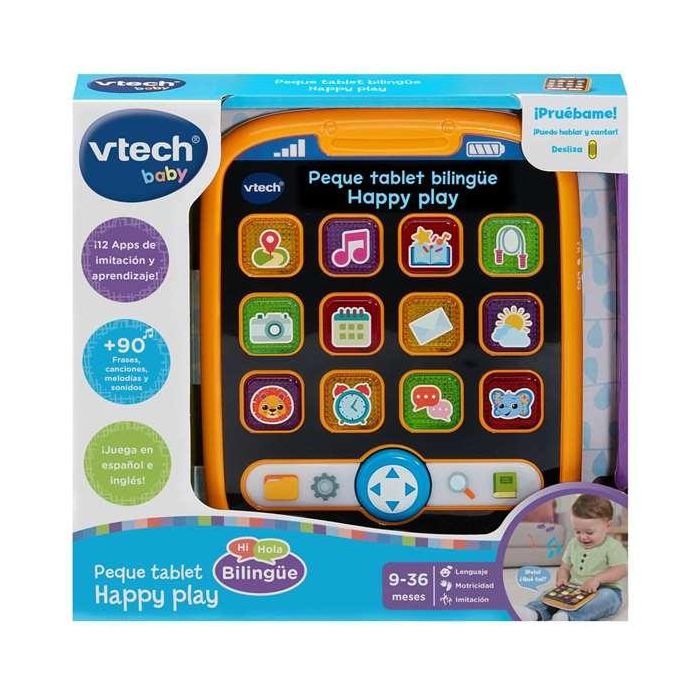 Peque tablet bilingüe happy play 19,1x15,6x3 cm 4 Peque tablet bilingüe happy play 19,1x15,6x3 cm 4