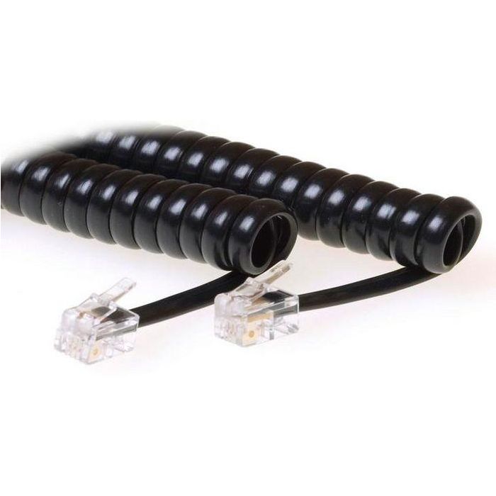 MicroConnect MPK10400 Cable Teléfono RJ10 a RJ10 4m Macho-Macho Negro para Auriculares y Bases Telefónicas MicroConnect MPK10400 Cable Teléfono RJ10 a RJ10 4m Macho-Macho Negro para Auriculares y Bases Telefónicas