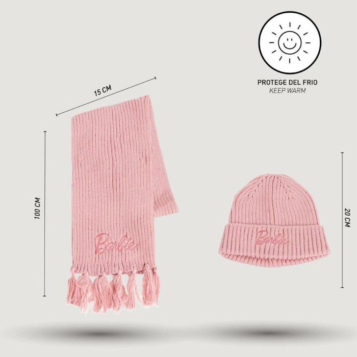 Conjunto 2 piezas bufanda barbie tu:t.unica 2 Conjunto 2 piezas bufanda barbie tu:t.unica 2