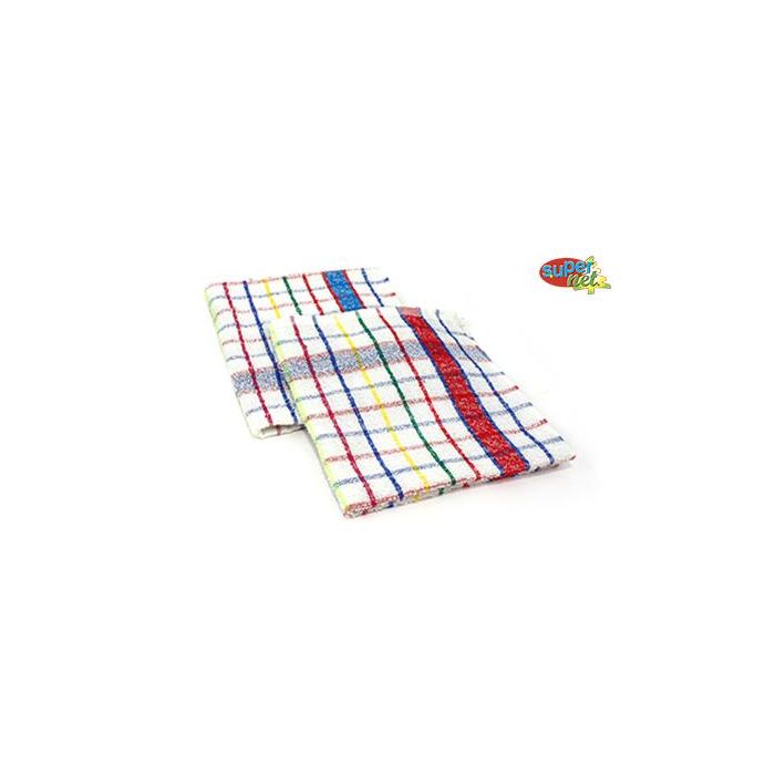 Paño de Cocina Rizo 48x48 cm Supernet (24 Unidades) Paño de Cocina Rizo 48x48 cm Supernet (24 Unidades)
