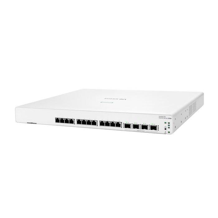 Aruba Instant On 1960 12XGT 4SFP+ Switch de Red de Agregación 10GbE Apilable, Gestionado en la Nube para PyMEs 1 Aruba Instant On 1960 12XGT 4SFP+ Switch de Red de Agregación 10GbE Apilable, Gestionado en la Nube para PyMEs 1