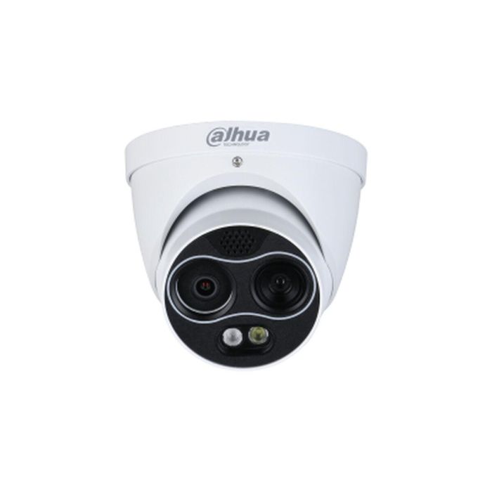 DAHUA DHI-TPC-DF1241-TB3F4-DW-S2 Cámara IP Domo Lite Mini Híbrida Térmica Radiométrica + Visible 4MP 256x192 3.5+4mm PoE