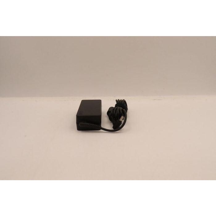 Lenovo 65W AC adapter for Lenovo ThinkPad laptops, input 100-240V, compact design with USB Type-C connection. 3