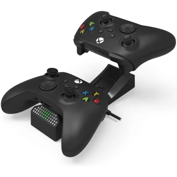 Hori Estación de Carga Dual - Negro - Cargador para Mandos Xbox Series X/S y Xbox One - HOR0810050910262