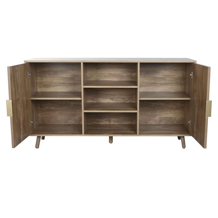 Mueble Tv Scandi DKD Home Decor Marron Dorado 40 x 74.8 x 140 cm 3 Mueble Tv Scandi DKD Home Decor Marron Dorado 40 x 74.8 x 140 cm 3
