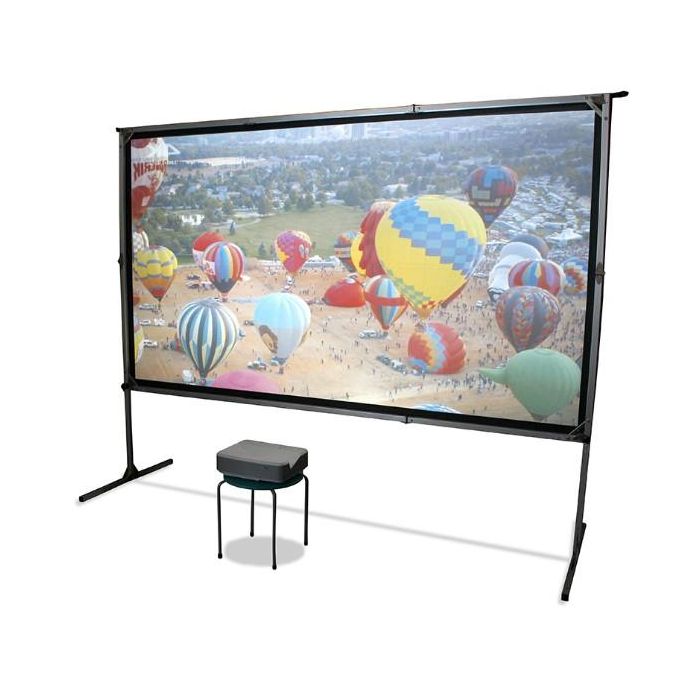 Elite Screens Outdoor 16:9 299*168cm Yard Master2 Dual silb. 2