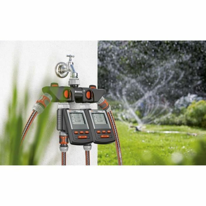 Gardena 8194-20 Selector de 4 circuitos para tomas 20/27 y 26/34 con 4 salidas ajustables y posibilidad de conectar 4 programadores 1 Gardena 8194-20 Selector de 4 circuitos para tomas 20/27 y 26/34 con 4 salidas ajustables y posibilidad de conectar 4 programadores 1