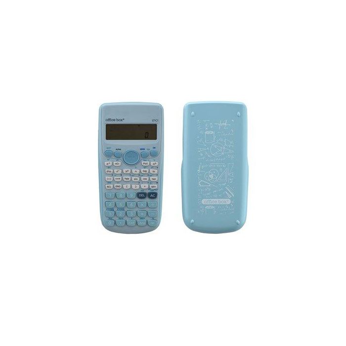Calculadora Cientifica Office Box 10+2 Digitos (2 Líneas) Azul