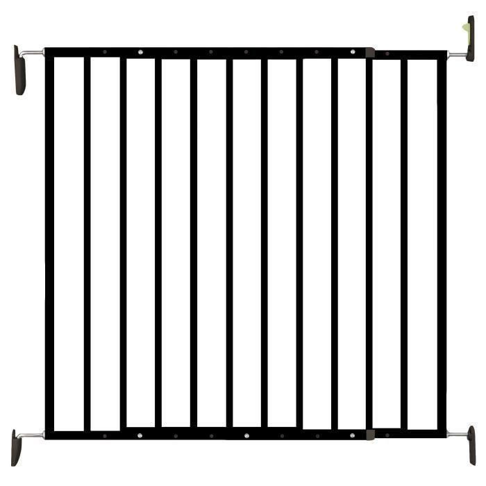 Nordlinger Pro Children's Safety Barriere Negro - Negro - 64 a 113 cm - Acero - Barriere de puerta