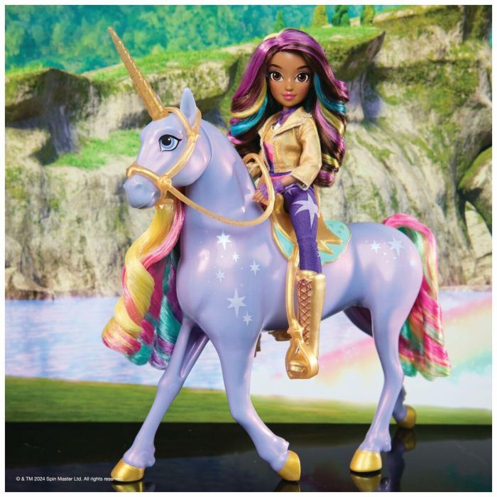 Spin Master SPI681147043084 Unicornio con Funciones 28 cm Wildstar + Muñeca 24 cm Unicorn Academy 12 Spin Master SPI681147043084 Unicornio con Funciones 28 cm Wildstar + Muñeca 24 cm Unicorn Academy 12