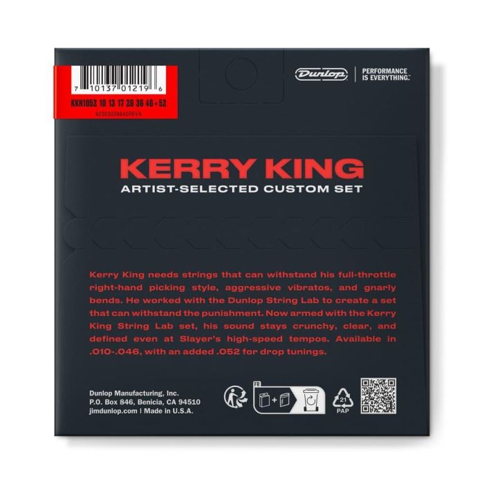 Juego Eléctrica Lab Kerry King Medium 10-46 1 Juego Eléctrica Lab Kerry King Medium 10-46 1