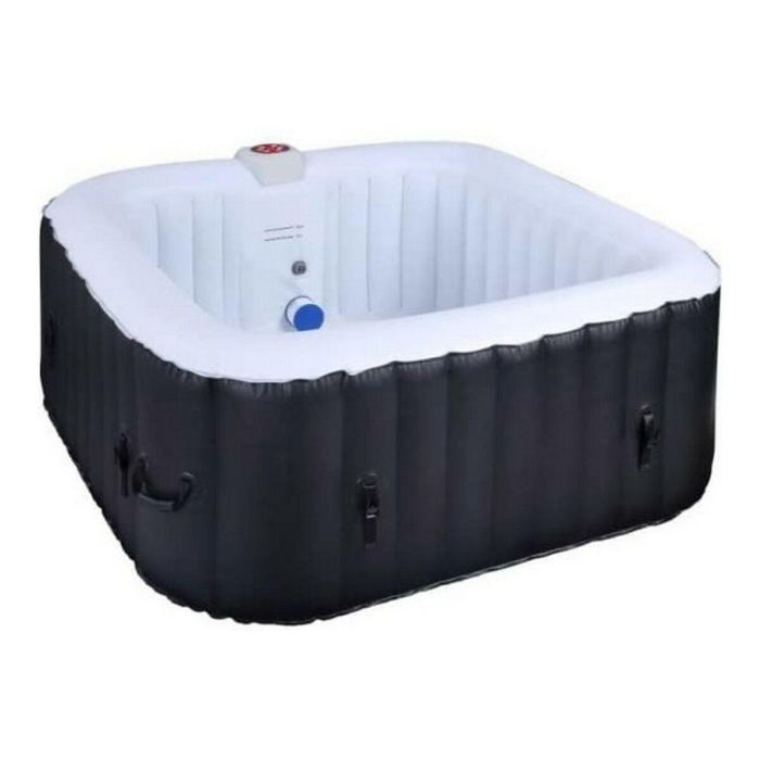 SUN SPA Spa hinchable cuadrado laminado - 4 personas - 1.55 x H 0.65 m 1