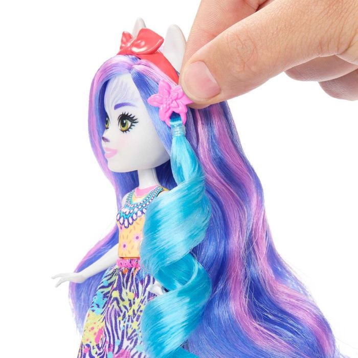 Mattel Muñeca Enchantimals Glam Party Cebra HNV28 3 Mattel Muñeca Enchantimals Glam Party Cebra HNV28 3
