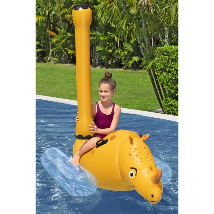 Bestway Juego Flotante Lucha de Rinocerontes 153x77 cm +3 Años Piscina 41522 6