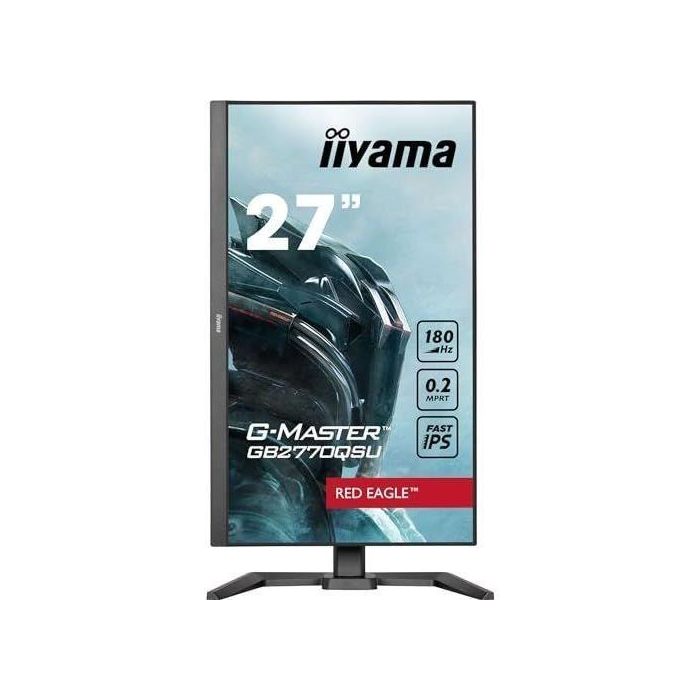 Iiyama G-MASTER GB2770QSU-B6 Monitor Gaming 27" IPS 2K Ultra HD 2560x1440 180Hz 0.2ms FLC, Altavoces, USB 3.2, VESA, Negro 1 Iiyama G-MASTER GB2770QSU-B6 Monitor Gaming 27" IPS 2K Ultra HD 2560x1440 180Hz 0.2ms FLC, Altavoces, USB 3.2, VESA, Negro 1