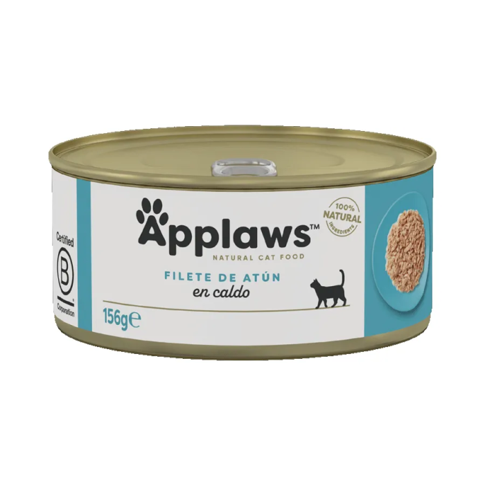 Applaws Alimento Húmedo para Gatos Filete de Atún 24x156 gr - Ingredientes Naturales