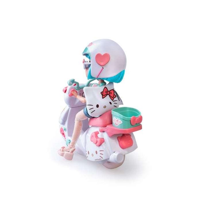Muñeca articulada hello kitty pretty pink con scooter.19,5 cm 1 Muñeca articulada hello kitty pretty pink con scooter.19,5 cm 1