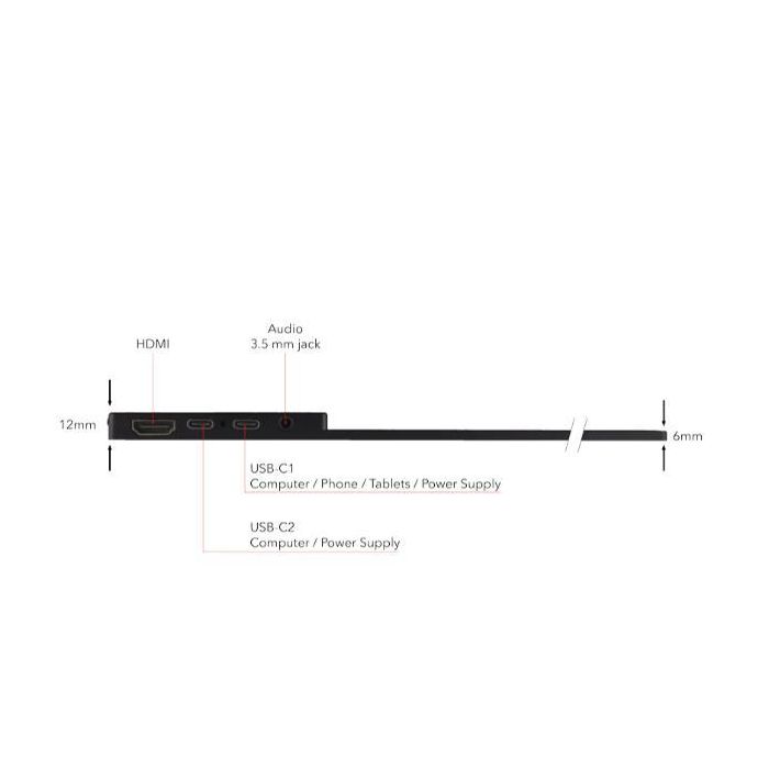 Verbatim PMT-15 Monitor Portátil Táctil 15.6" Full HD IPS USB-C Multimedia para PC, Mac, Móvil y Consolas 1 Verbatim PMT-15 Monitor Portátil Táctil 15.6" Full HD IPS USB-C Multimedia para PC, Mac, Móvil y Consolas 1