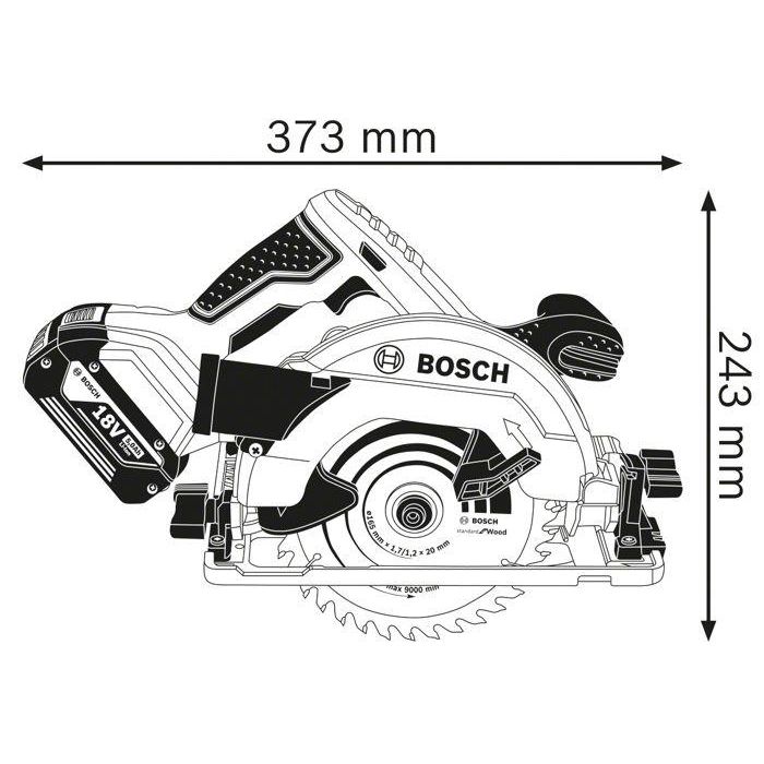 Sierra circular inalámbrica BOSCH PROFESSIONAL GKS 18V-57 G (2 baterías x 4.0Ah, cargador GAL 18V-40 y L-Case) 2 Sierra circular inalámbrica BOSCH PROFESSIONAL GKS 18V-57 G (2 baterías x 4.0Ah, cargador GAL 18V-40 y L-Case) 2