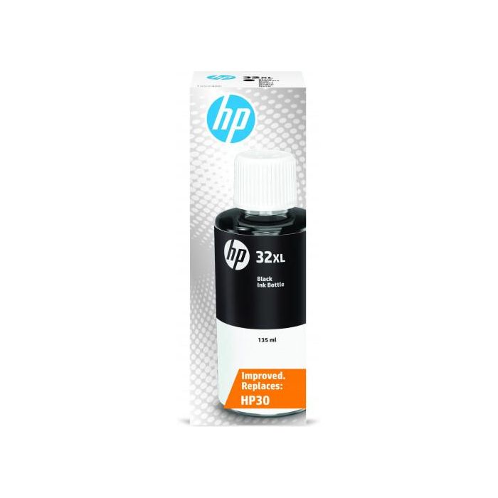 HP Nº 32XL Tinta Negra Bote 135 ML para Smart Tank Wireless 450, 455, 457, 7005, 7305