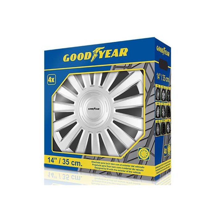 Tapacubos Estambul Plata 14" GOD9064 2 Tapacubos Estambul Plata 14" GOD9064 2