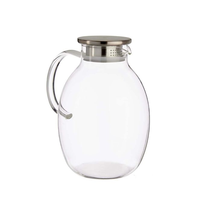 Jarra de Cristal Borosilicato Vivalto 2,5L - 15.5x22x20 cm (6 Unidades) 1 Jarra de Cristal Borosilicato Vivalto 2,5L - 15.5x22x20 cm (6 Unidades) 1