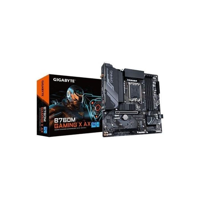Placa Base Gigabyte B760M GAMING X AX Socket 1700/ Micro ATX Placa Base Gigabyte B760M GAMING X AX Socket 1700/ Micro ATX