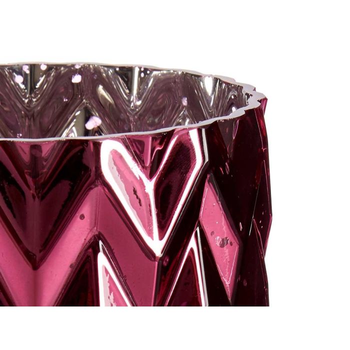 Giftdecor Jarrón Tallado Espiga Rosa Oscuro 11.3x19.5x11.3 cm (6 Unidades) 3 Giftdecor Jarrón Tallado Espiga Rosa Oscuro 11.3x19.5x11.3 cm (6 Unidades) 3