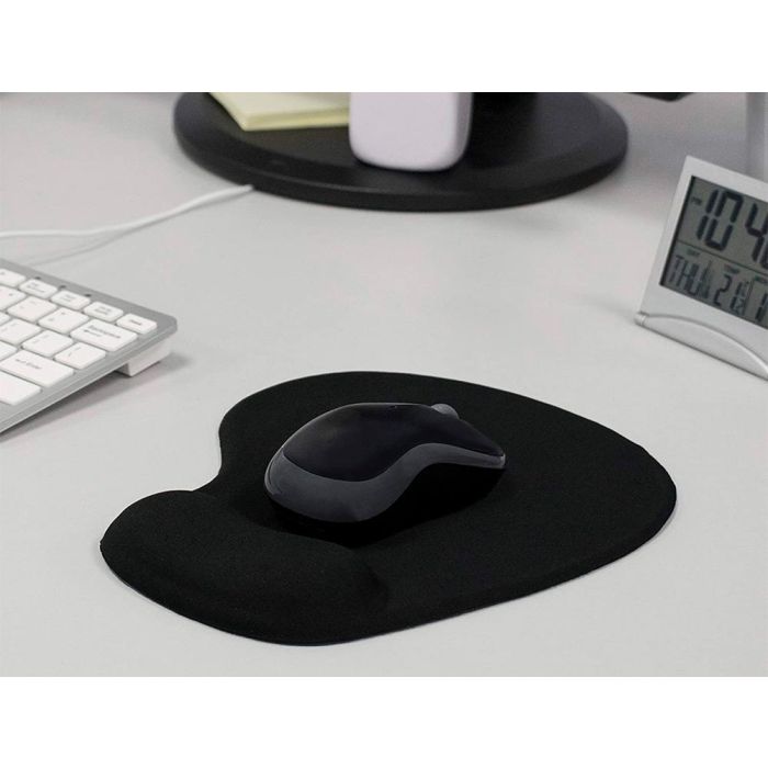 Alfombrilla Para Raton Q-Connect Reposamuñecas De Gel Color Negro 190x230x20 mm 5 Alfombrilla Para Raton Q-Connect Reposamuñecas De Gel Color Negro 190x230x20 mm 5